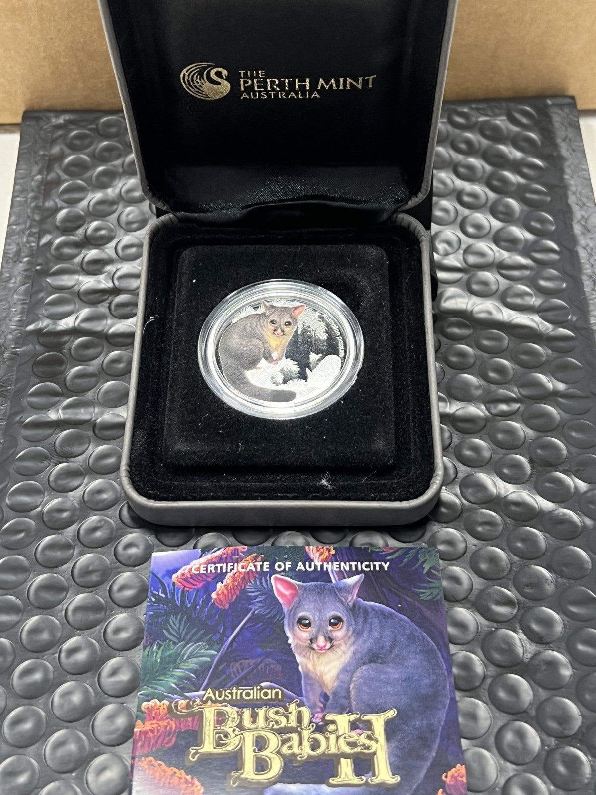 2013 Australia POSSUM Bush Babies - 1/2 Oz Silver Coin with box & COA Perth Mint