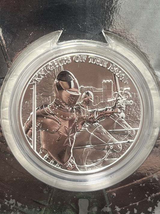 2021 Knights of the Past 5 Euro 1 oz Silver BU .9999 Coin Germania Mint