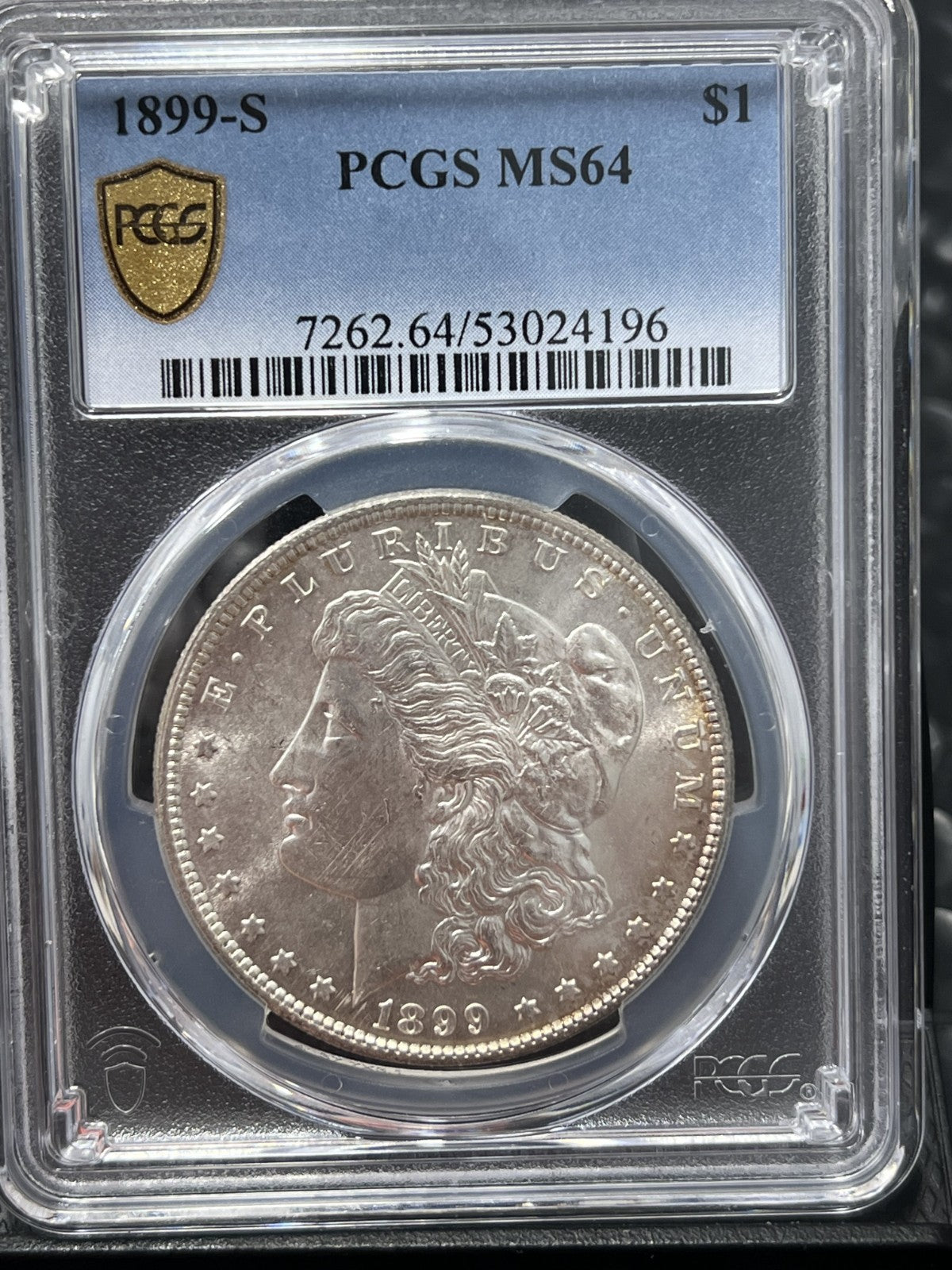 1899-S PCGS MS64 Morgan Silver Dollar MS 64