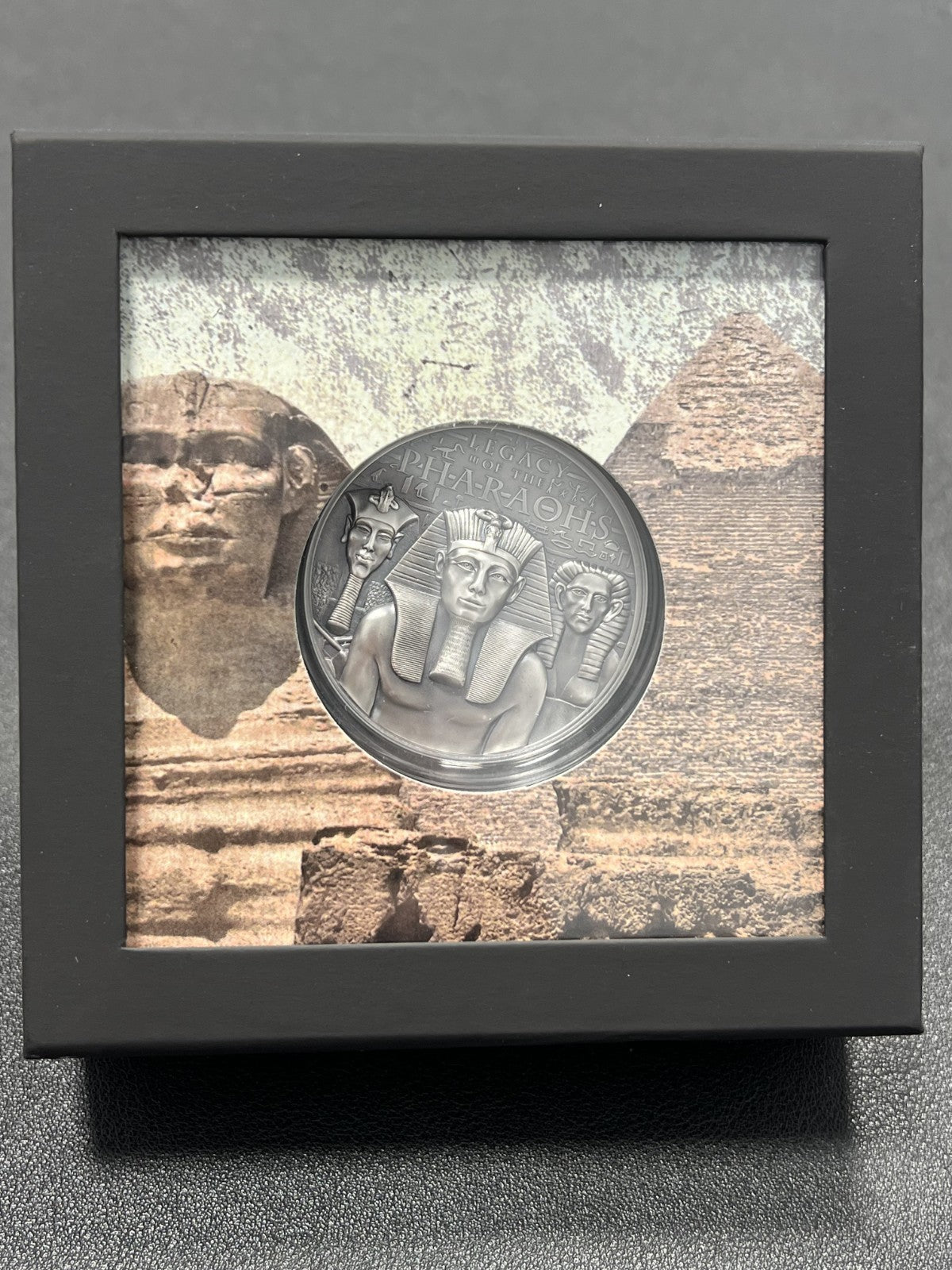LEGACY OF THE PHARAOHS 3 Oz Silver Coin $20 Cook Islands 2022 With Box and COA