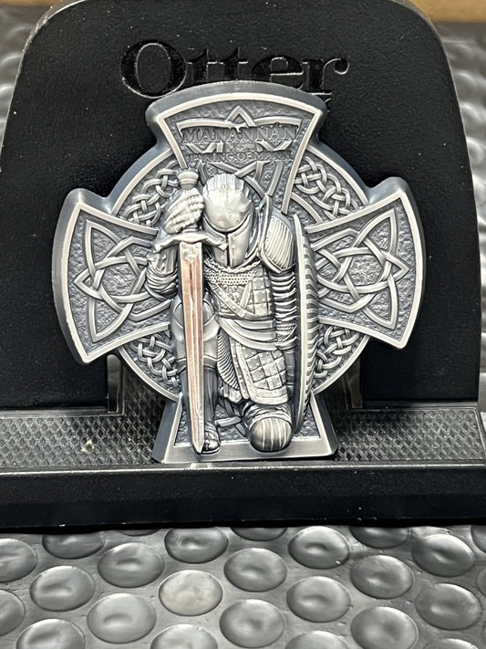 2019 -  Isle of Man - Manannan, 1st King of Mann - 3oz .999 silver coin - no COA