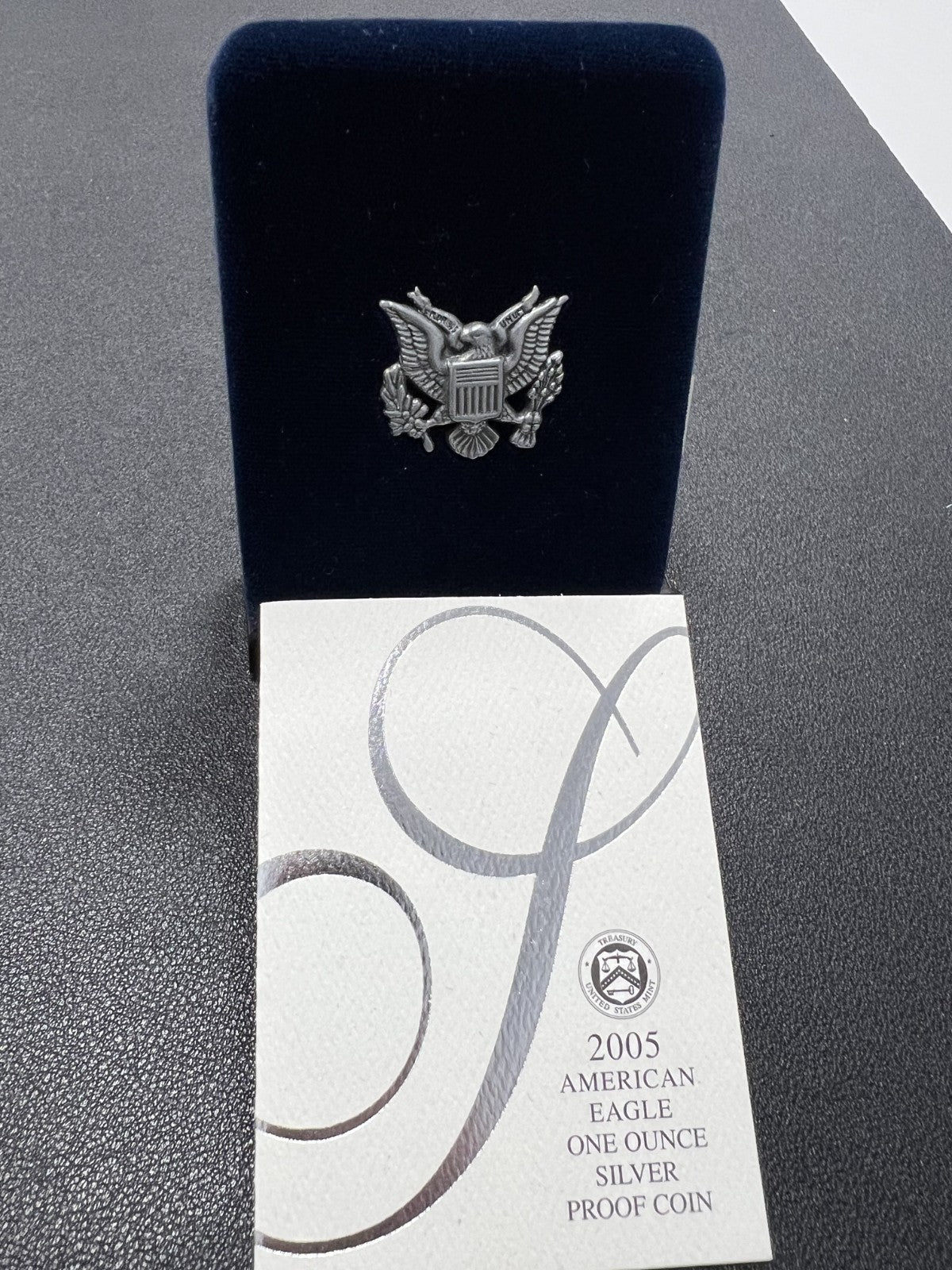 2005-W Proof $1 American Silver Eagle w/ Box and COA