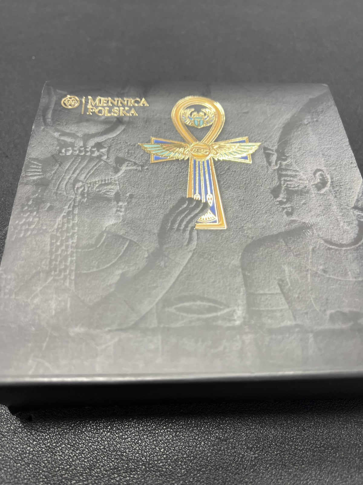 2020 Egyptian Ankh 1 oz 999 Silver Proof Republic of Cameroon w/ box and COA