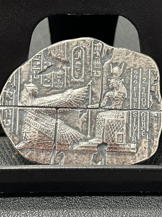 2oz. Silver .999 Egyptian Tablet design