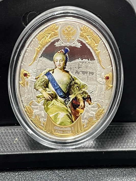 2014 Niue 2oz Russian Emperors - Catherine I 2 oz Silver coin with box and COA