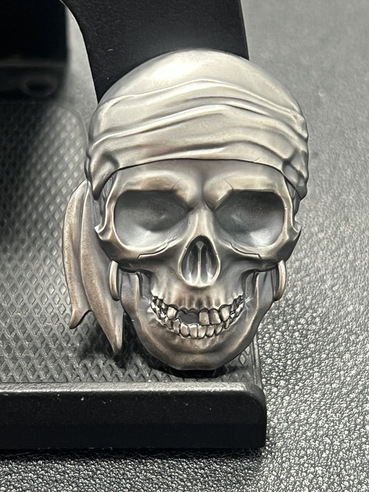 2017 $5 Republic of Palau Pirate Skull  1 oz .999 Silver with box and COA