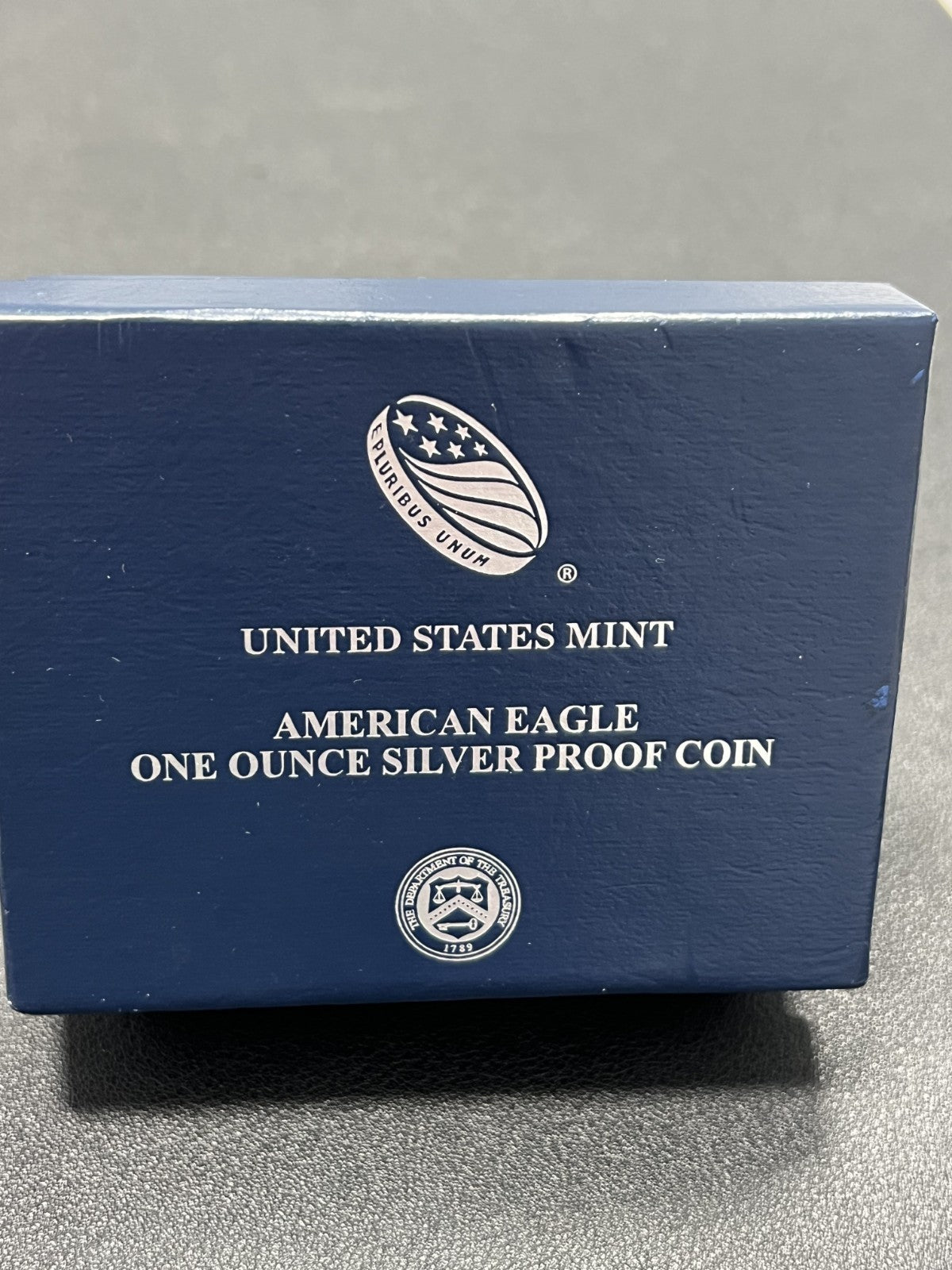 2020 W American Silver Eagle 1 oz US Mint $1 Coin with box and COA
