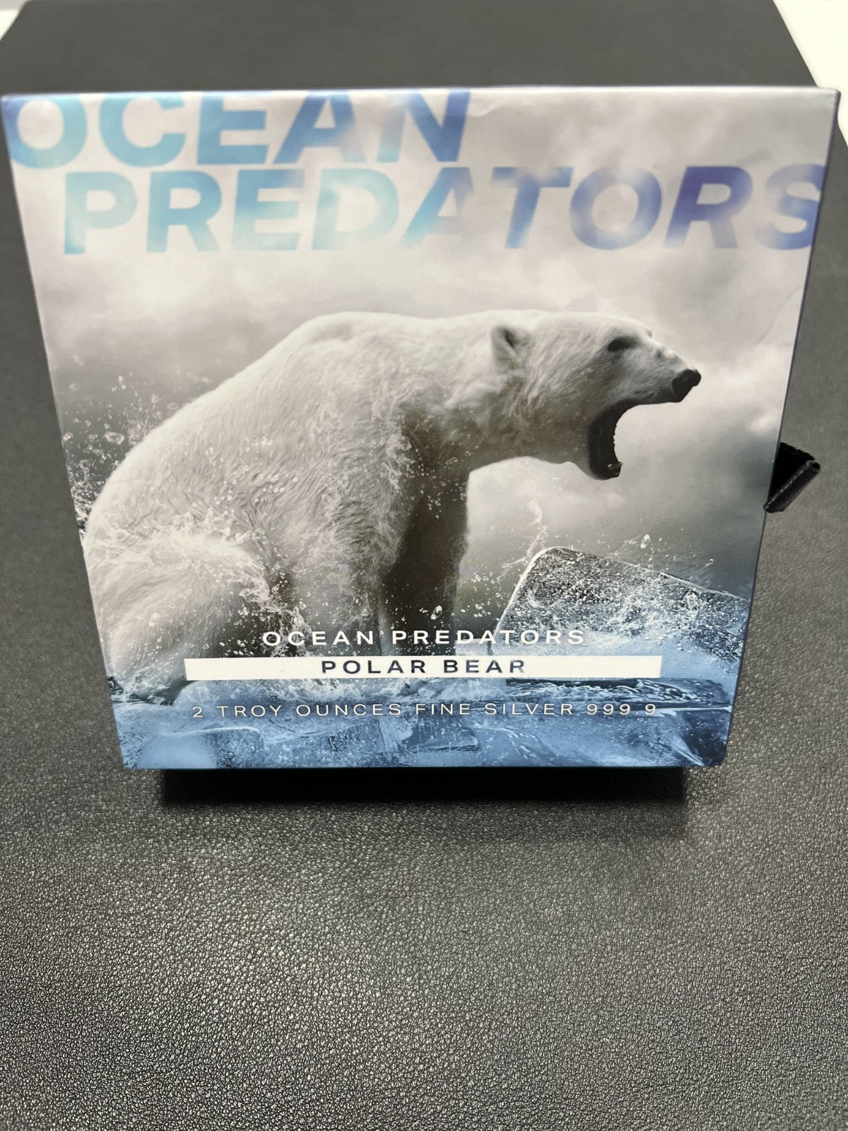 2021 Solomon Islands Ocean Predators - Polar Bear 2 oz .999 Silver Coin with COA