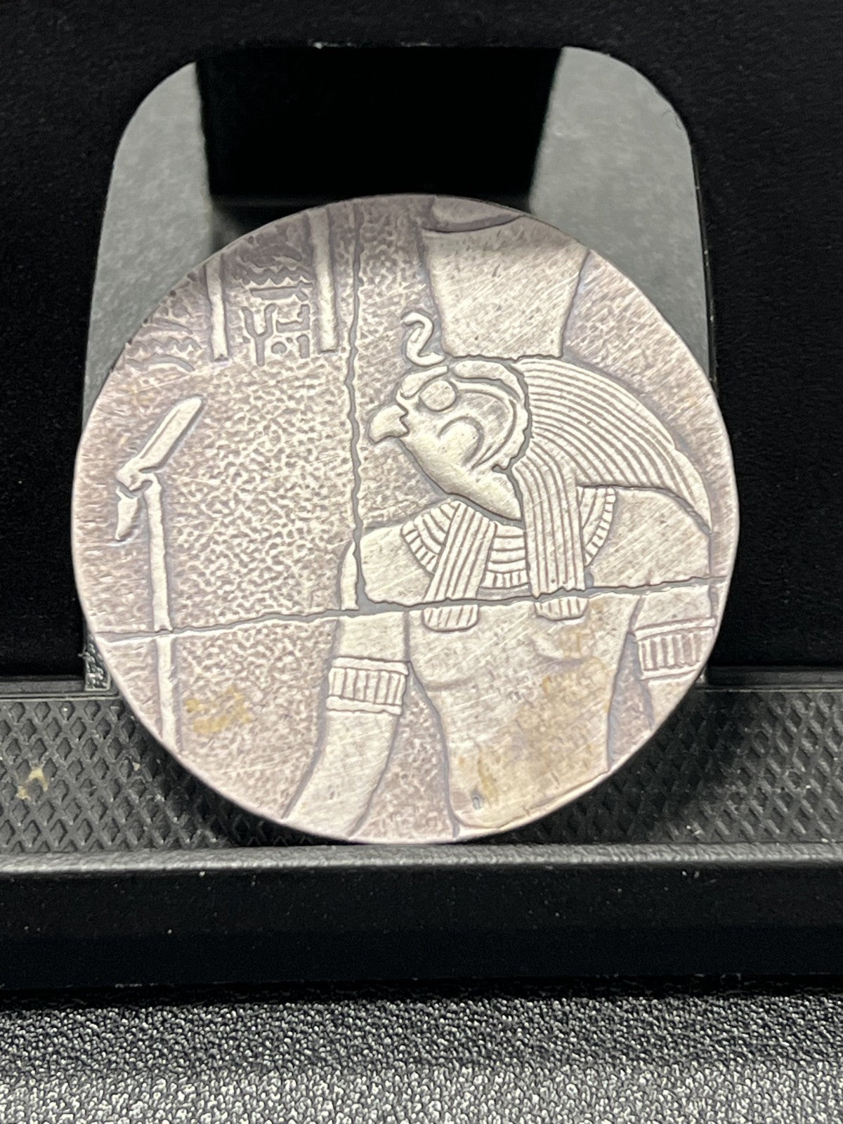 Scottsdale Mint Egyptian Relic Series HORUS Coin 2 oz .999 Silver w/ box & COA