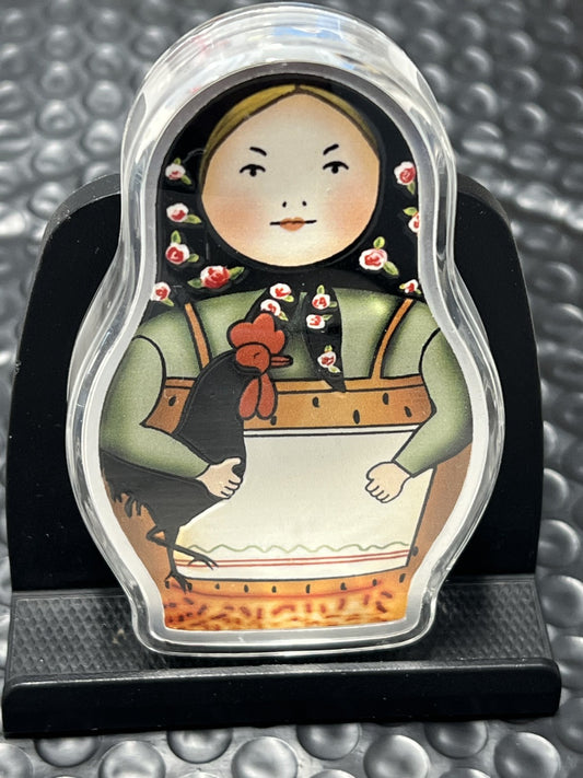 NIUE 2017 25 Dollar Silver - Matryoshka Nesting Doll 10 oz silver coin