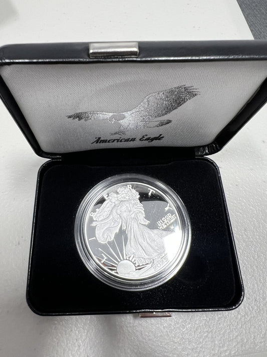 2025 W 1 oz Proof American Silver Eagle Congratulations Set