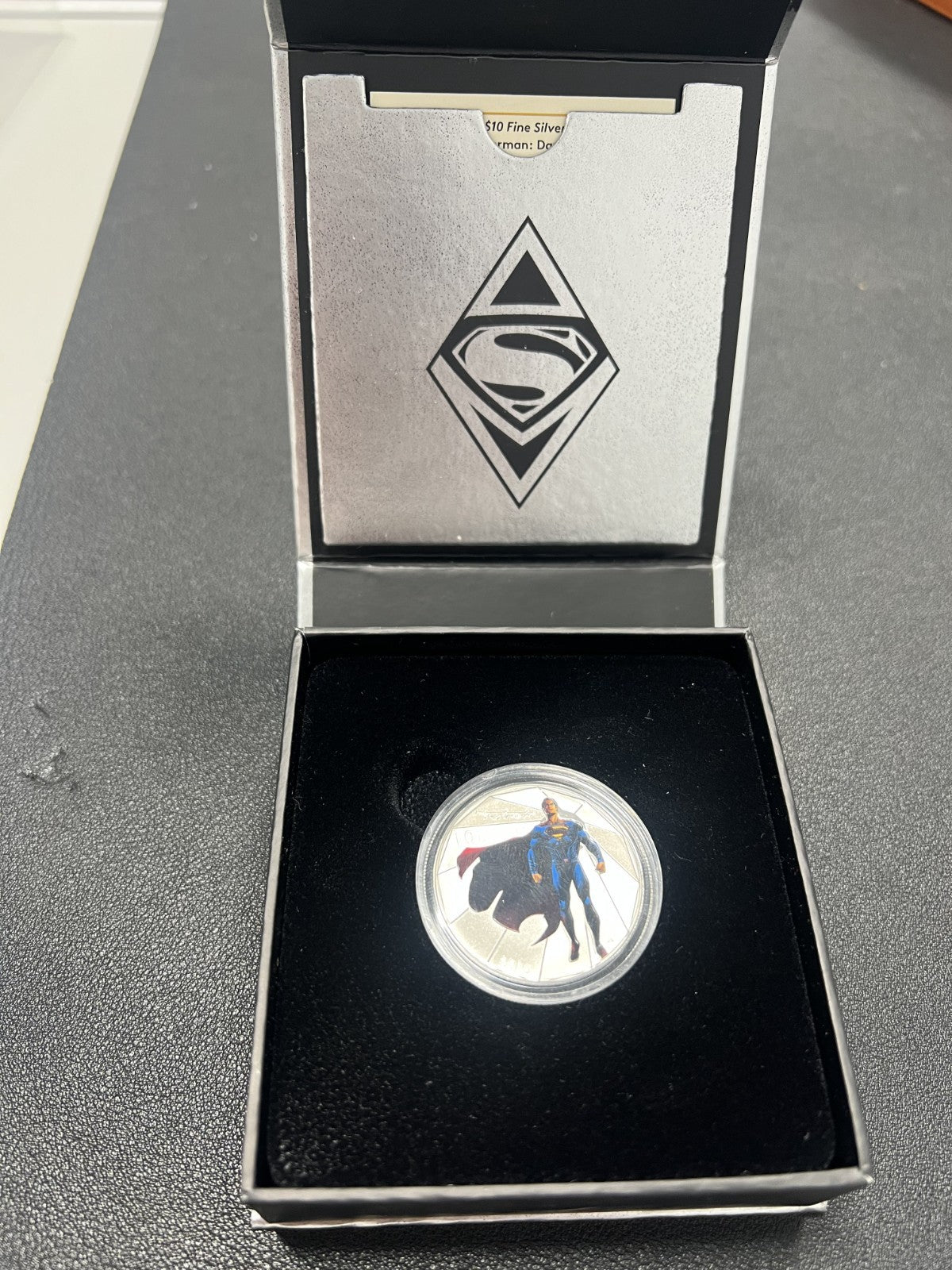 2016 $10 Canada 1/2oz Silver Coin Batman vs Superman -Superman - Box/COA