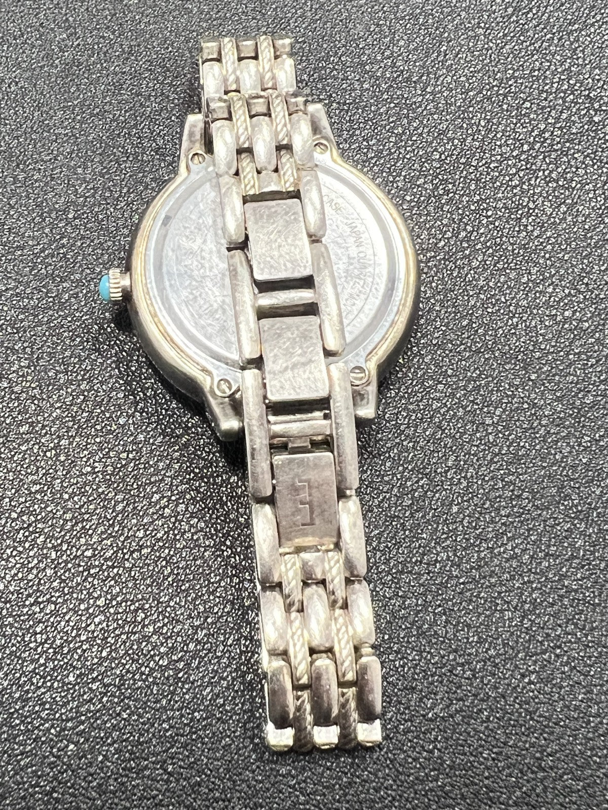 Ecclissi Sterling Silver Wristwatch Blue Dial 33820