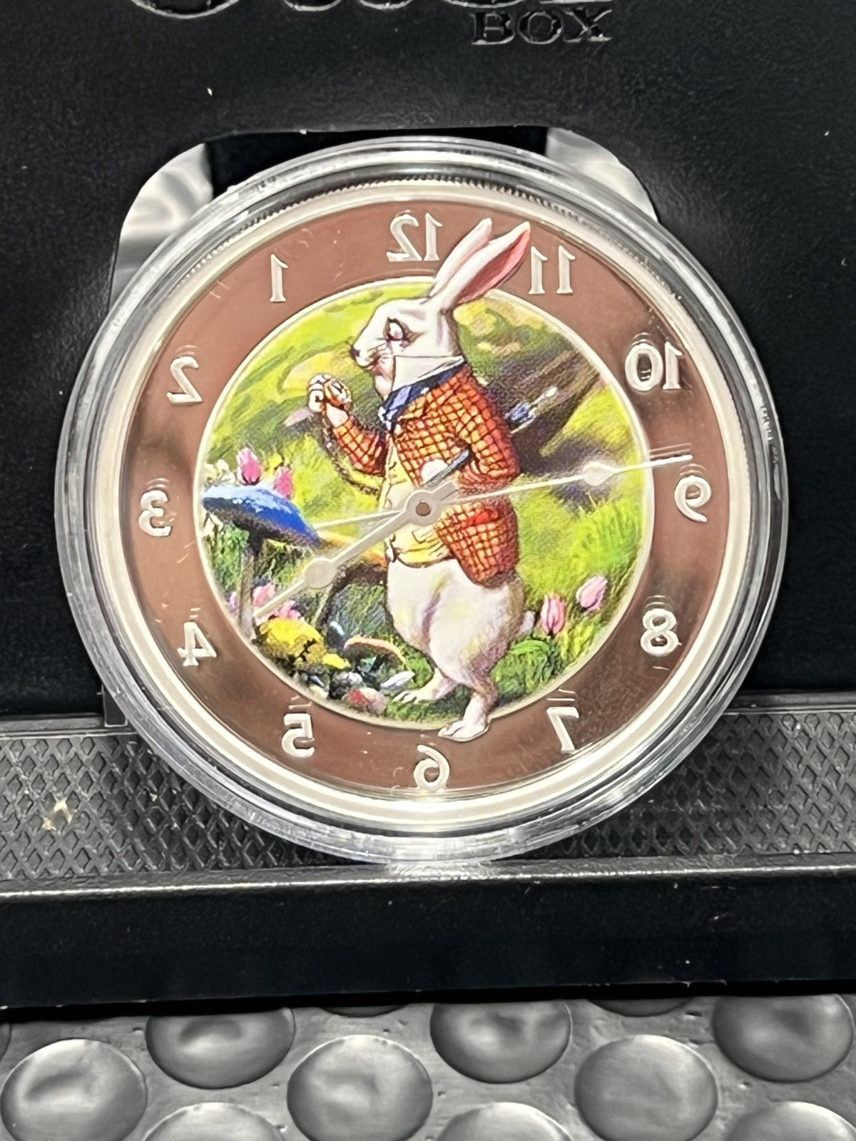 2011 NUIE Silver 1 oz coin - White Rabbit with box & COA
