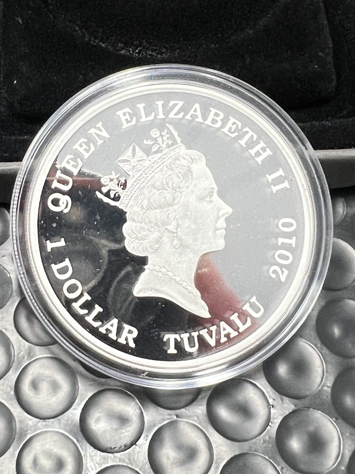 2010 TUVALU: GREAT MUSIC COMPOSERS- A  SET OF 5, 1 OZ . 999 SILVER COINS