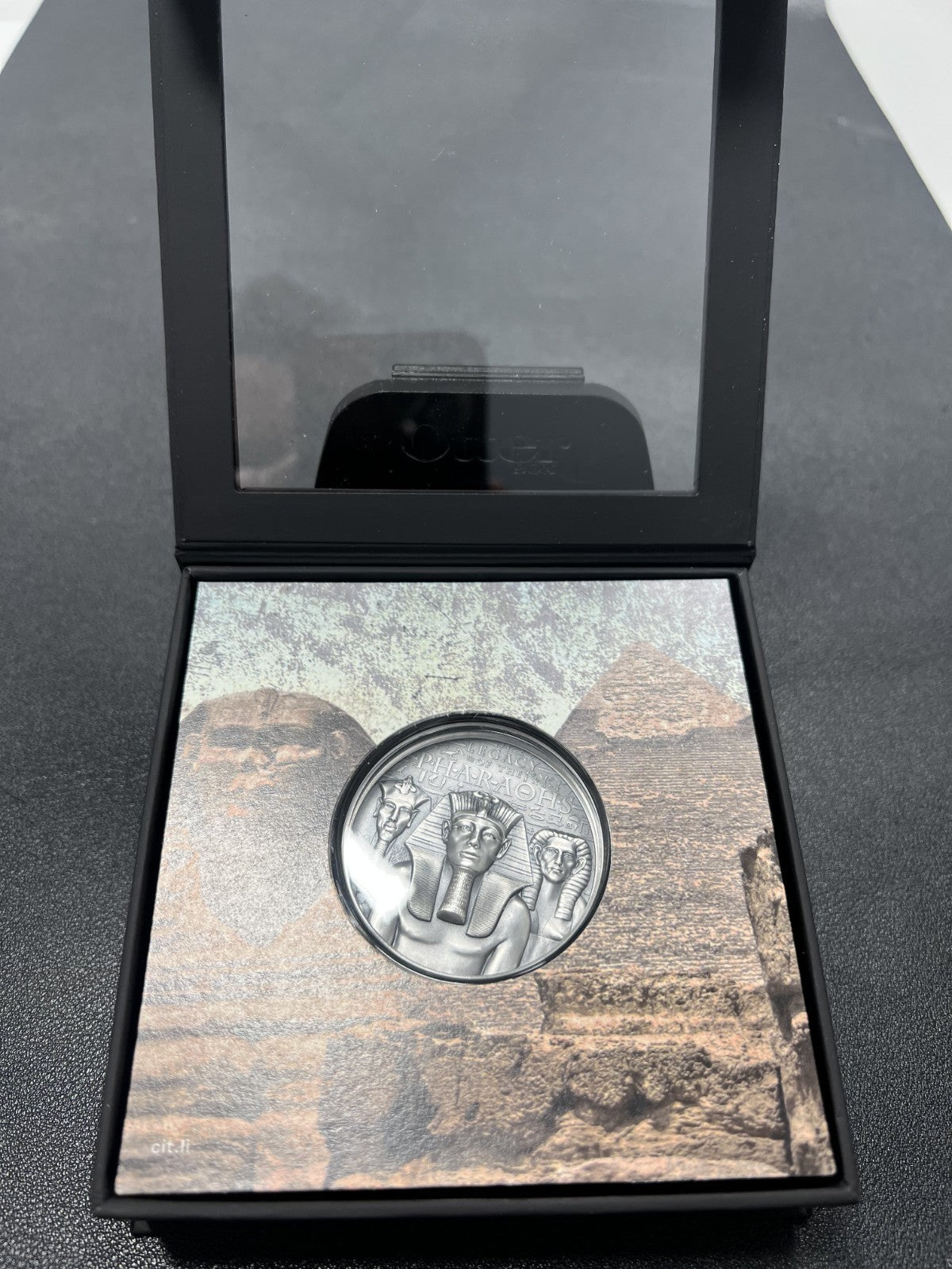 LEGACY OF THE PHARAOHS 3 Oz Silver Coin $20 Cook Islands 2022 With Box and COA