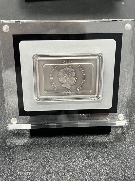 2020 Niue $2 Star Wars Guards of the Empire Clone Trooper 1 oz Silver Bar Coin