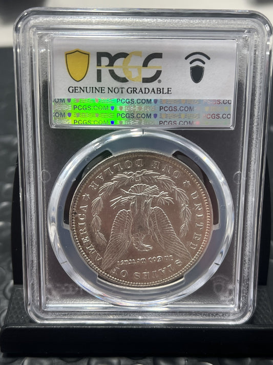 1893 Morgan Dollar PCGS Genuine Cleaned - AU Detail
