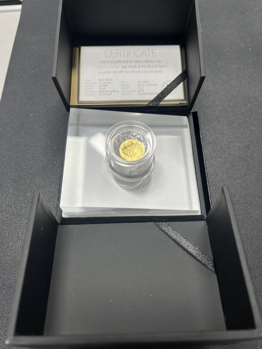 2013 Fortuna Redux Mercury $50 Niue 6 Oz SILVER PROOF Unique Cylinder Shape