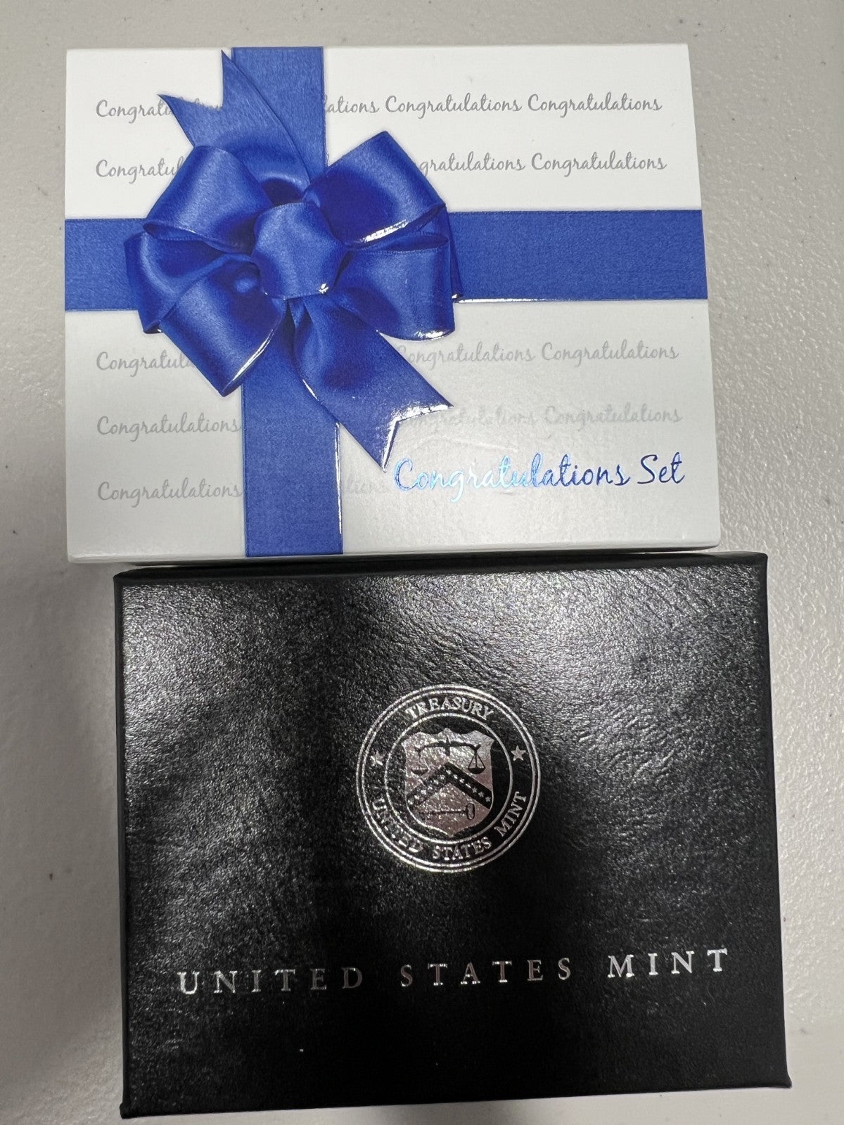2025 W 1 oz Proof American Silver Eagle Congratulations Set