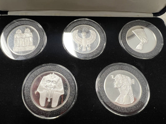 The Great Treasure Of Ancient Egypt Collectable Full Set With Certificates