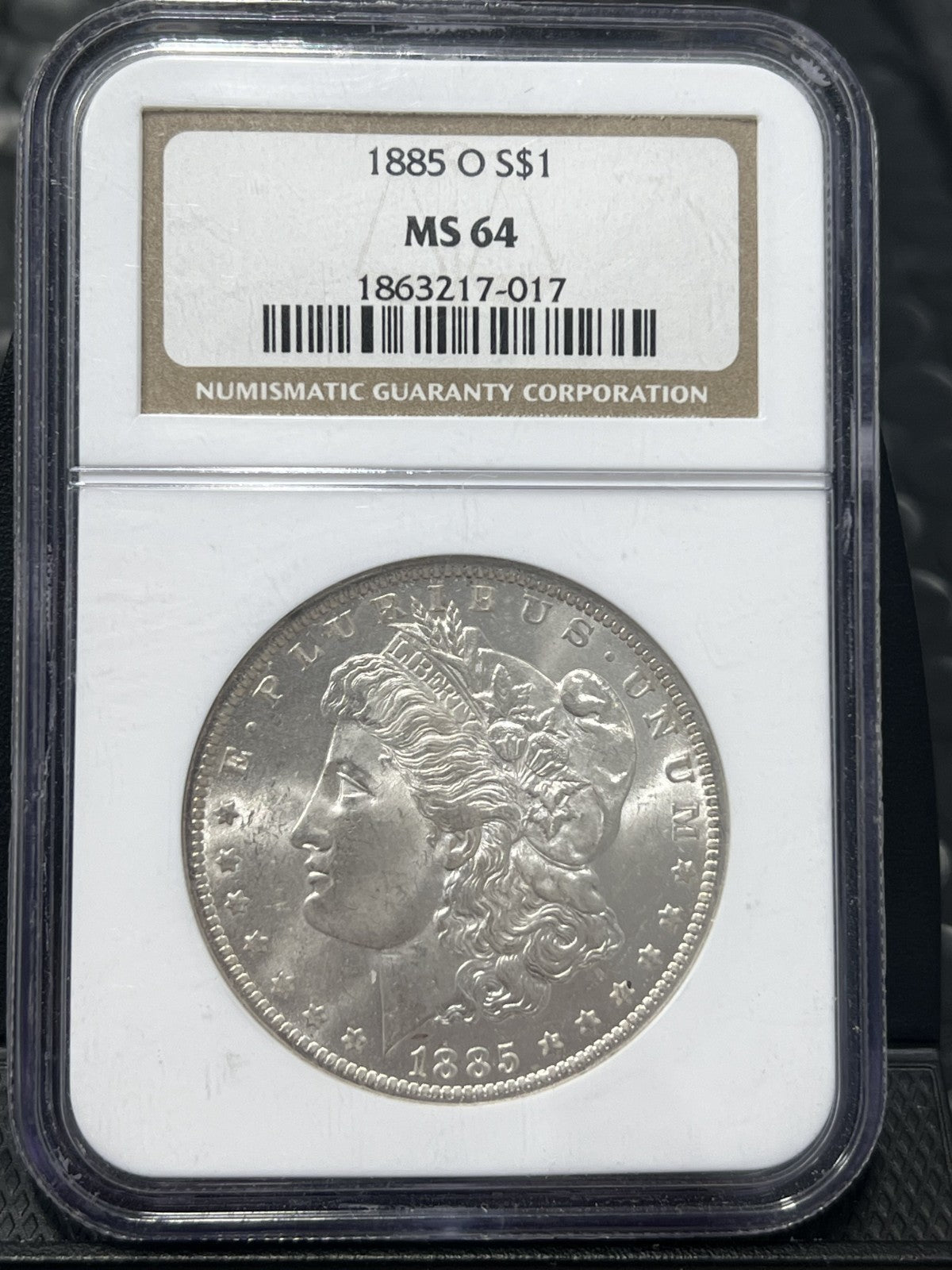 1885 O MS 64 $1 Morgan Silver Dollar NGC MS64