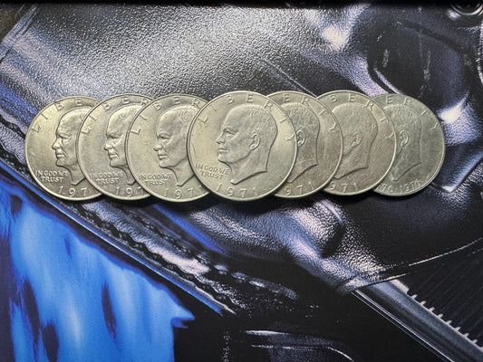 Eisenhower "IKE" dollar U.S. Mint Coins Circulated (Lot of 10) 
