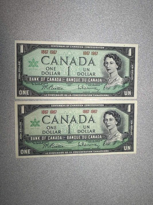 28 Notes Canadian Paper Money Lot $1 2 5 25 Cents UNC Fractional Dominion Canada