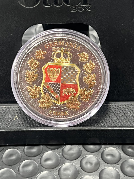 2019 Germania Mint  “The Allegories Britannia & Germania"  1oz silver coin