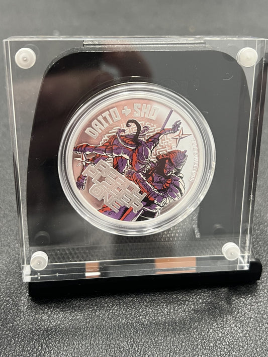 2018 Ready Player One - Daito & Sho 1 oz Silver Proof $1 Coin Perth Mint