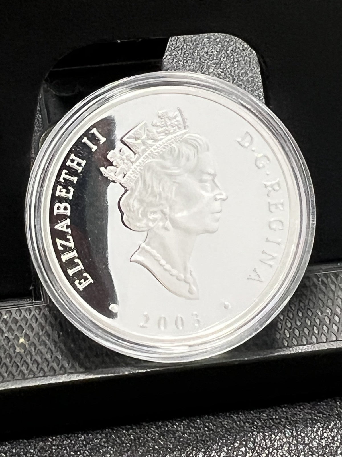 2003 CANADA 1oz .999 SILVER COIN NATURAL WONDERS NIAGARA FALLS HOLOGRAM W/COA