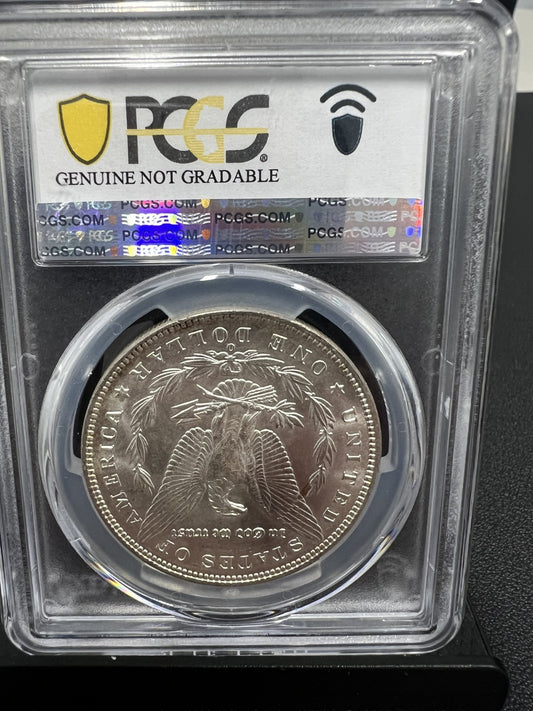 1900-O/CC Morgan Silver Dollar PCGS Genuine Tooled-UNC Detail