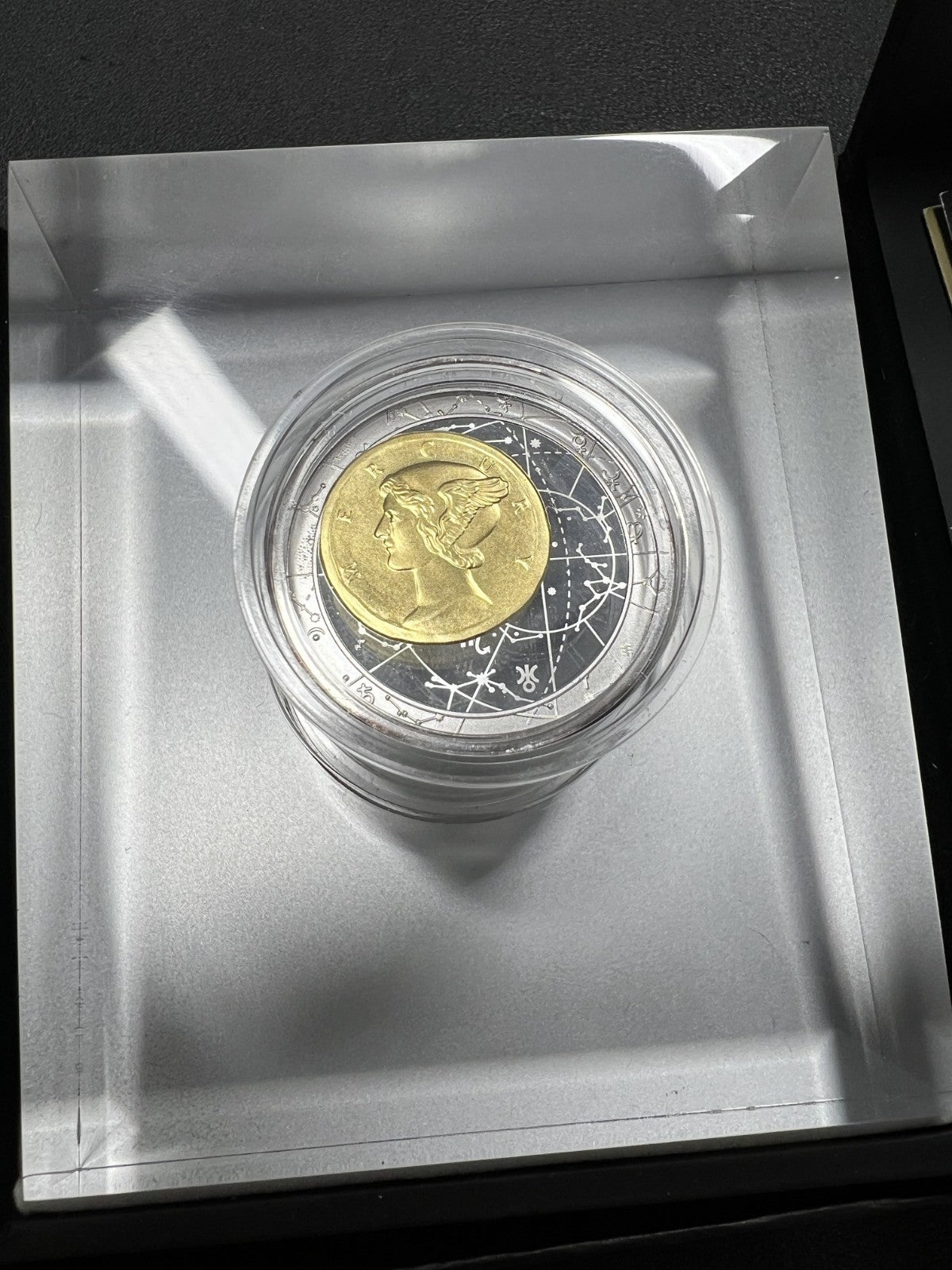 2013 Fortuna Redux Mercury $50 Niue 6 Oz SILVER PROOF Unique Cylinder Shape
