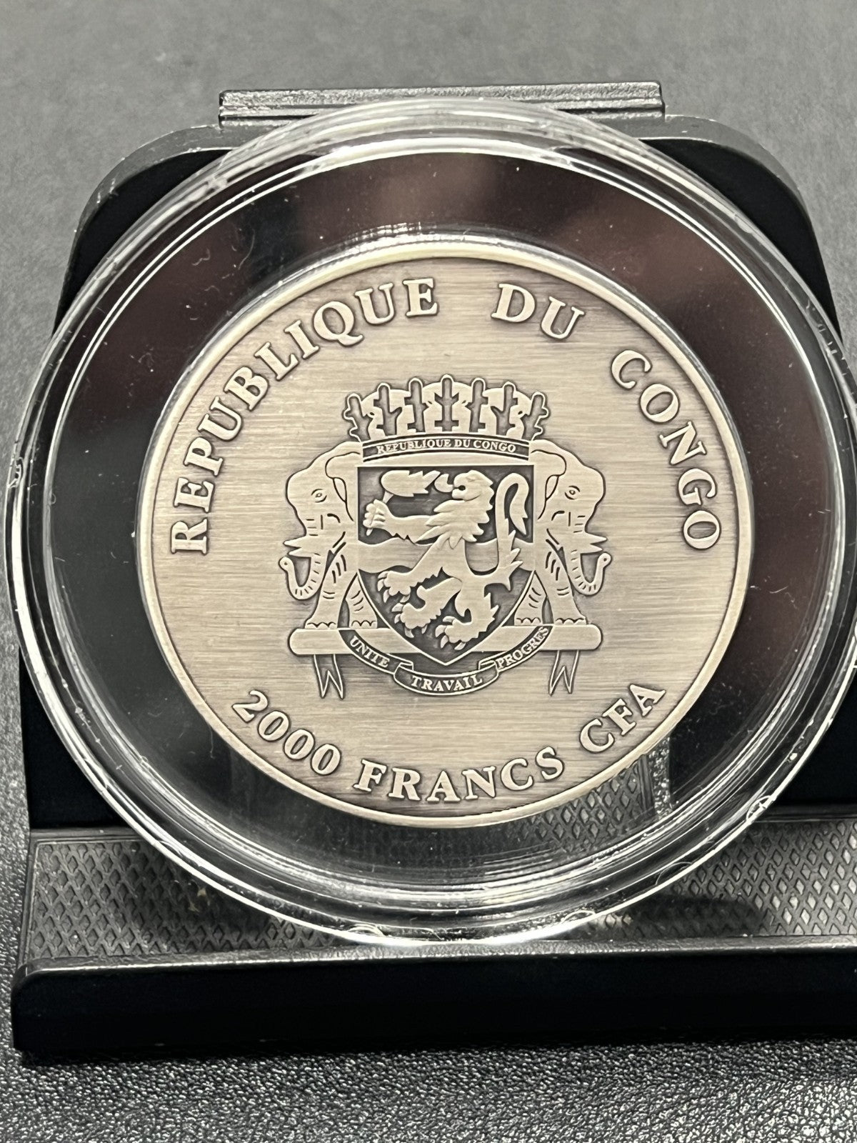 2017 Republic of Congo - Nature's Eyes Kodiak Bear 2 oz coin with Box and COA